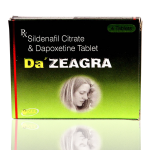 万艾可+必利劲延时助勃双效片 西地那非+达泊西汀 DA Zeagra 4粒